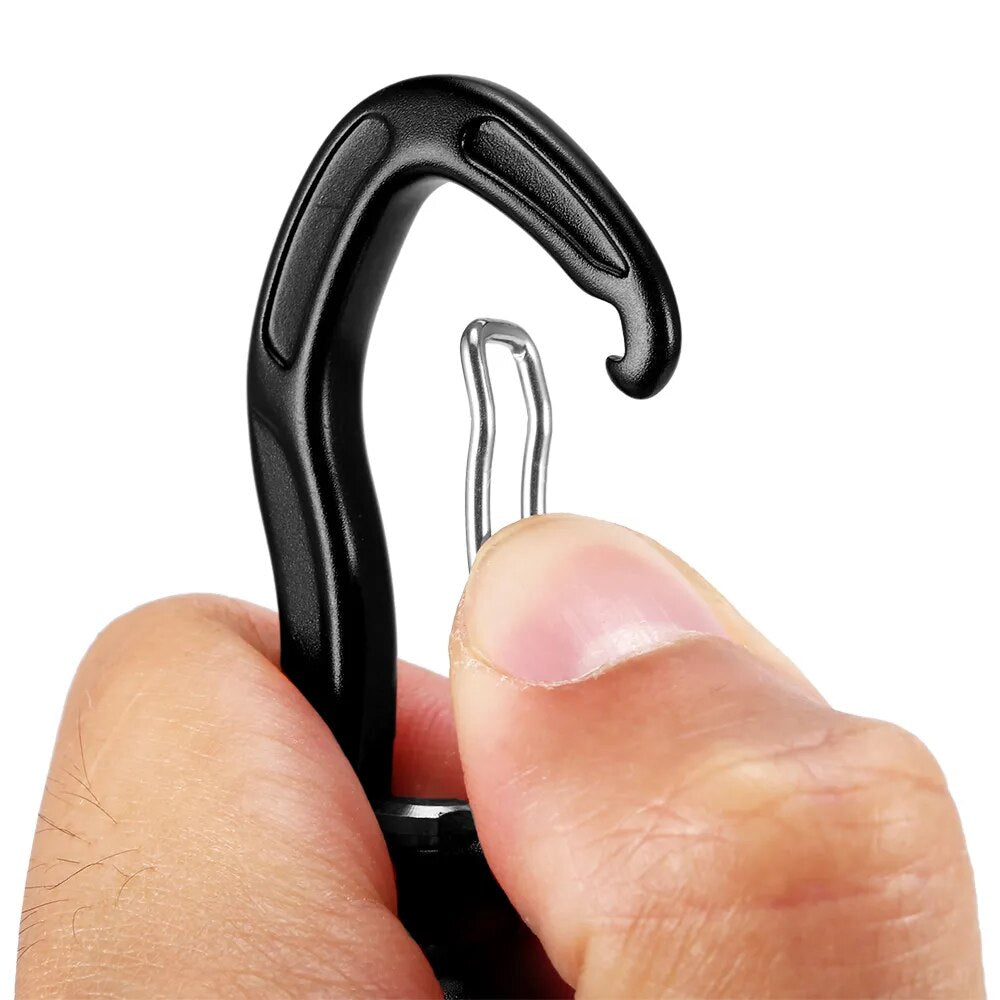 Swivel Carabiner Clip 360° Rotatable Spinner Carabiner Small Wiregate Carabiner Rotational Hammock Clip Hook - not for climbing