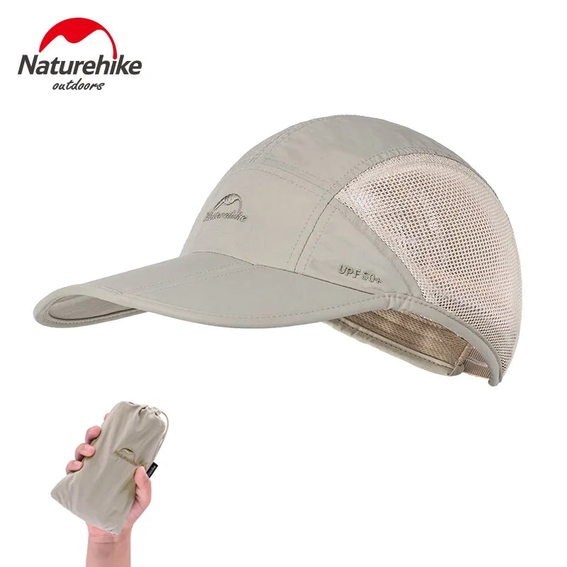 Naturehike Folding Fishing Cap Baseball Cap Outdoor Breathable Camping Hiking Hat Quick Drying Trekking Hat Sun Hat Men Women