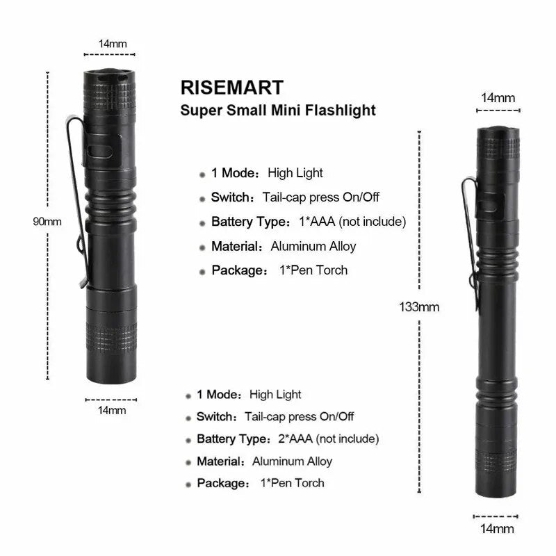 E2 LED Camping Fishing Flashlight Pen Light Mini Portable led Tactical Flashlight For The Dentist for Hiking edc Torch Lantern