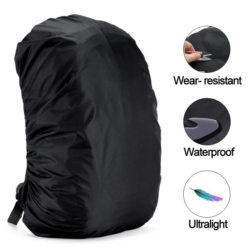 35-80L Backpack Rain Cover, Dustproof Cover for Back Bag, Rainproof Cover for Camping Hiking Climbing Bag Raincover