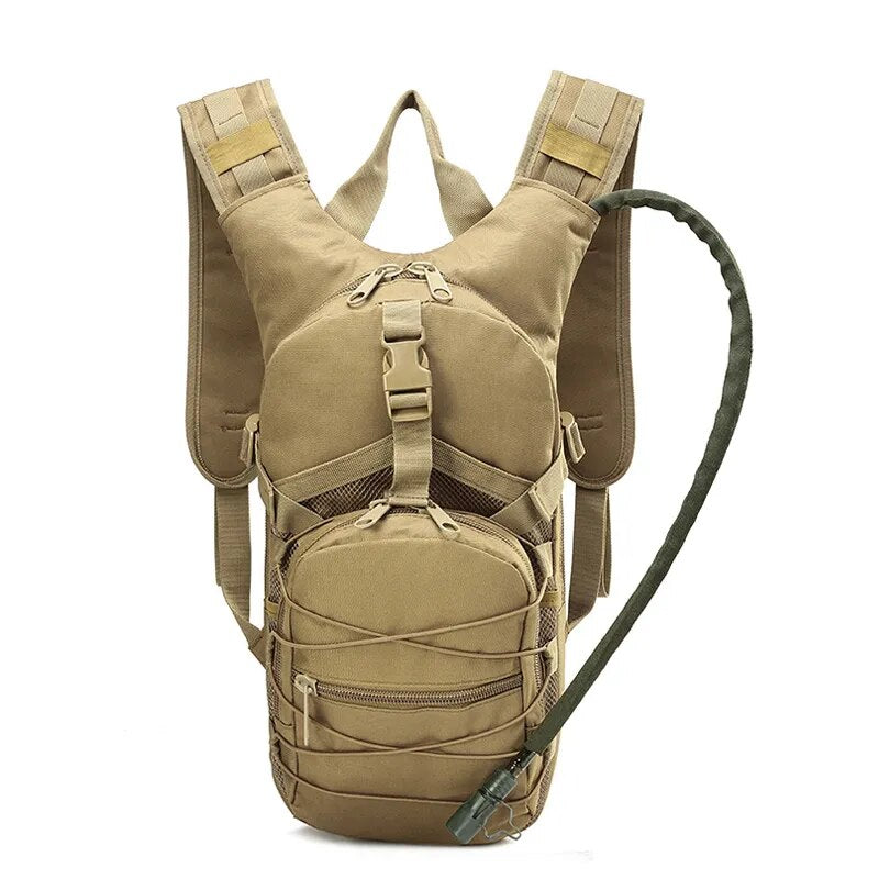 Lightweight Tactical Backpack Water Bag Camel Survival Backpack Hiking Hydration Military Pouch Rucksack Camping Bicycle Daypack