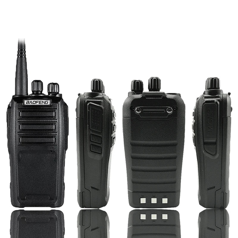 2pcs Baofeng UV-6 Walkie Talkie 8w 2000mAh 128 CH UHF VHF Dual Band Two Way Radio Woki Toki 10 KM Police Equipment Radio Amador