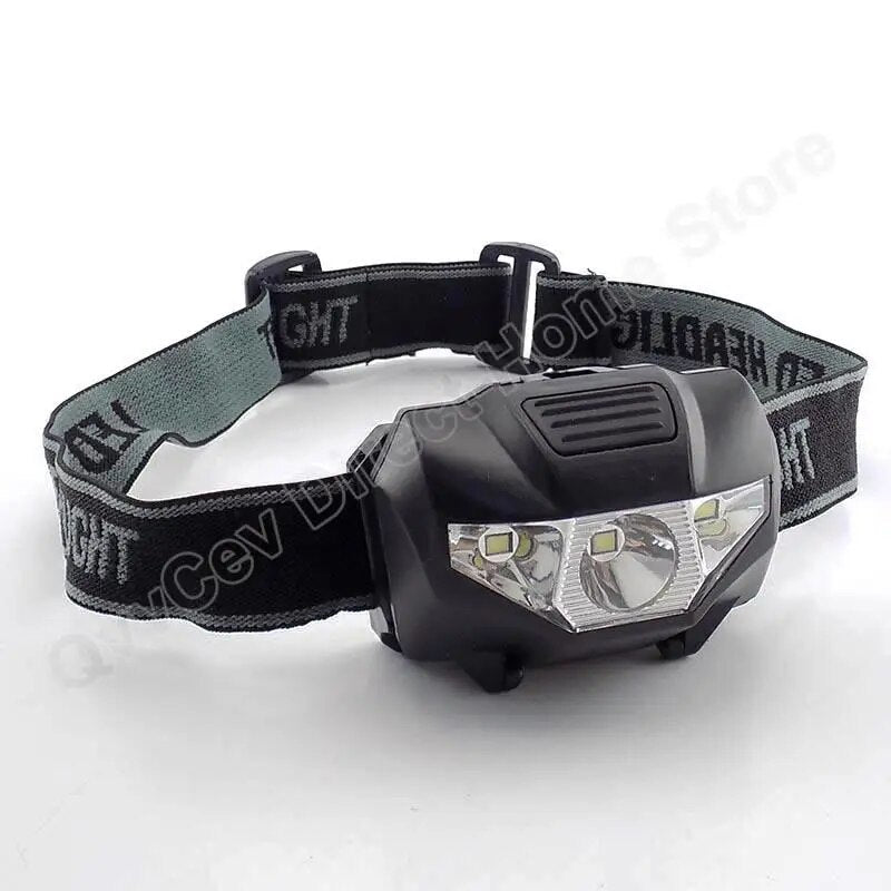 Headlight AAA battery Mini LED headlamp Head Light Torch Lamp Fishing mini Small Bright High Power Lantern Lampe for Camping