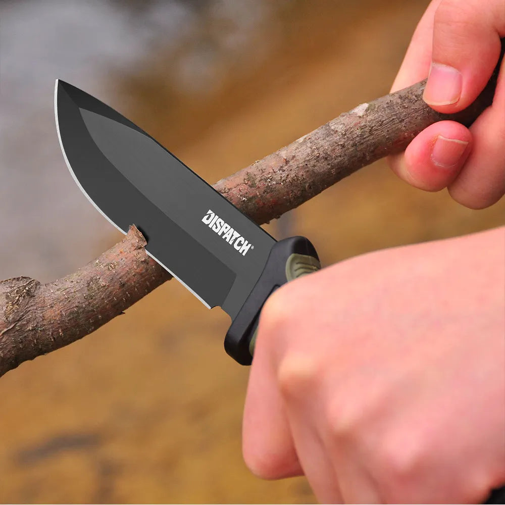 Fixed Blade Knife with Non-slip Handle Survival Hunting Camping Tool Tactical Outdoor Knife EDC Tool