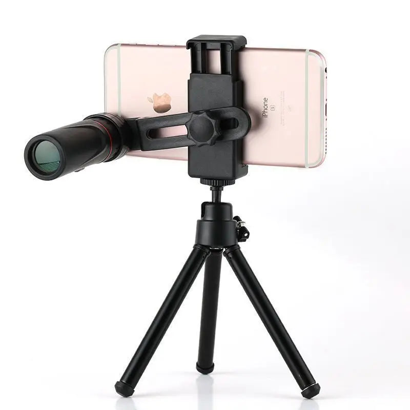 HD 2000x24 Monocular Telescope Zooming Focus Green Film Binocular Optical Hunting Tourism Scope For Outdoor Mini Portable Small