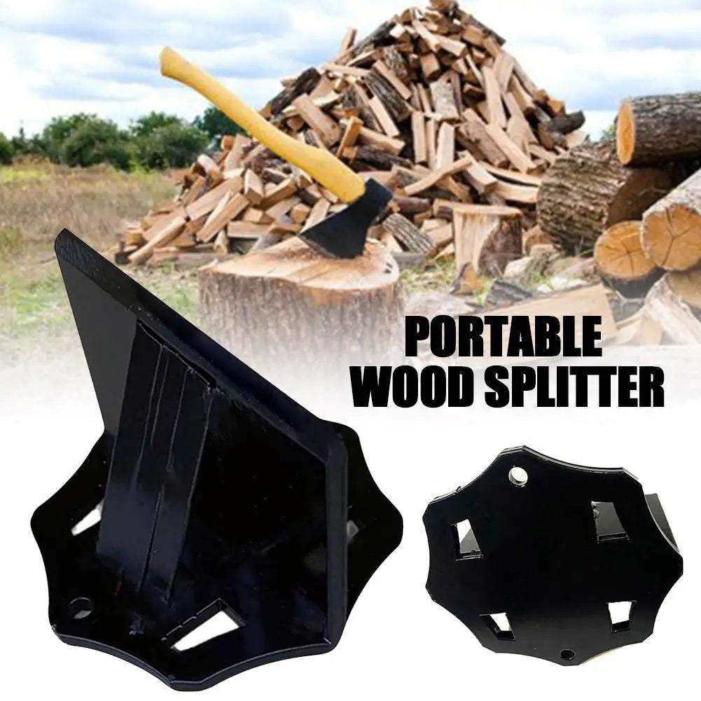 Manual Wood Splitter Universal Multi Function Heavy Duty Wood Cutting Axe Durable Portable High Carbon Steel Log Spitting Tools