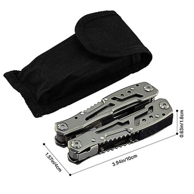 Creative 15 IN 1 Multi Tools Folding Pliers Camping Multi Tools Outdoor Survival Tools with Nylon Bag