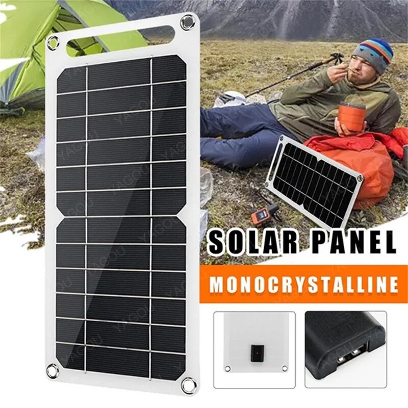 70W Outdoor Foldable Solar Panels Cell 5V USB Portable Solar Smartphone Battery Charger for Tourism Camping Hiking 20W 30W 10W