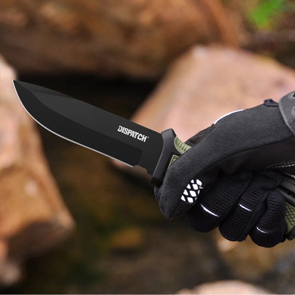 Fixed Blade Knife with Non-slip Handle Survival Hunting Camping Tool Tactical Outdoor Knife EDC Tool