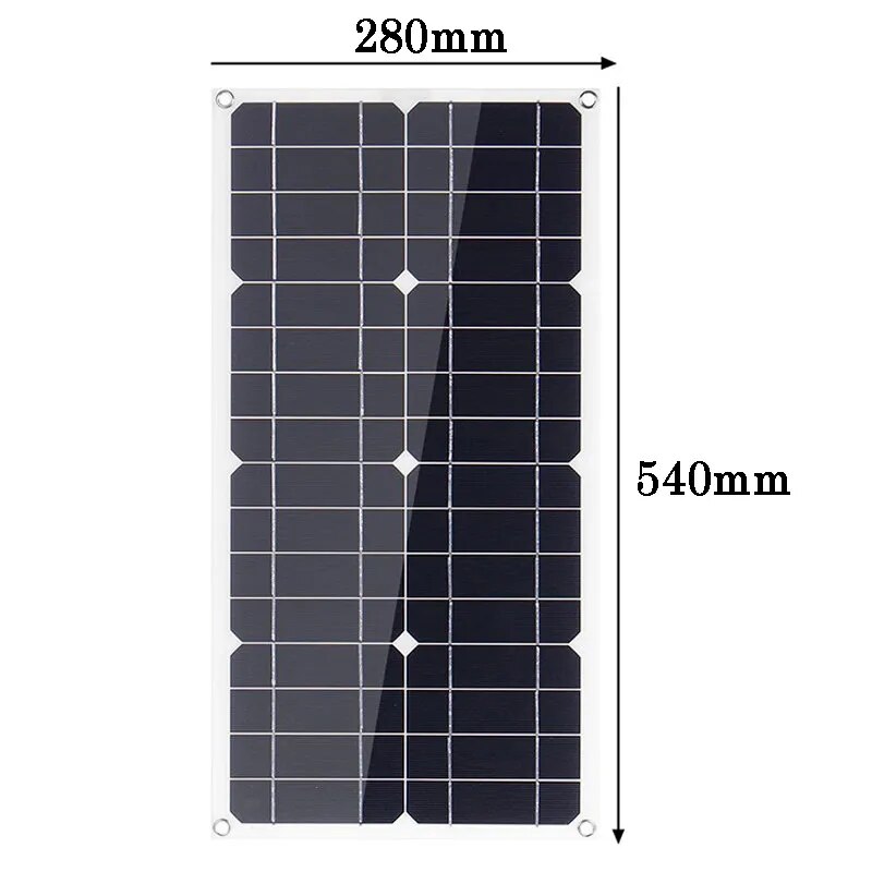 600W18V Portable Solar Panel Power Bank, Solar Panel Kit 12V Controller Solar Plate For Home/Camping/RV/Car Fast Battery Charger