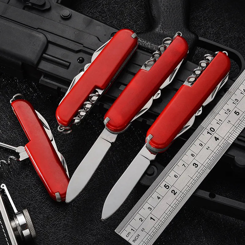 Portable Stainless Steel Army Knives Multifunctional Folding Knife Pocket Hunting Outdoor Camping Survival EDC Knife Tool